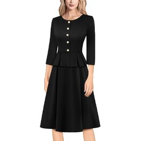 فستان VFSHOW للسيدات 2024 للعمل المكتبي والكنيسة بيبلوم أنيق بقصة ضيقة بطول الركبة وخط مناسب ومتوهج in Kuwait