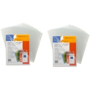 Sparco Transparent File Holder - Letter - 8.50" Width x 11" Length Sheet Size - 20 Sheet Capacity - Clear - 20 / Pack