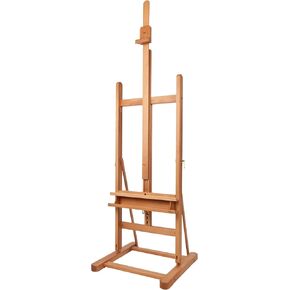Mabef Artist Plus STDIO M/7D Studio Easel, Natural Beechwood