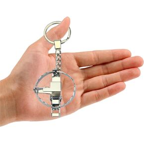 Mini Bear Trap Keychain | Fun, Functional Keychian, and Decorative Stainless Steel Keychain for Pranks and Decompression