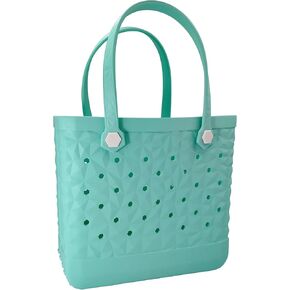 Rubber Beach Bag X-Large Rubber Tote Bag Waterproof Sandproof for Outdoor Versatile Easy Clean Tote Bags