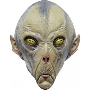 Lurkon the Alien - Premium Alien Halloween Prop Mask - Realistic Costume for Adults - Costume Parties and Haunted Fun