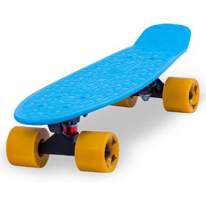 Flybar 22 Inch Kids Skateboard – Mini Cruiser Skateboards for Kids Ages 6-12, Outdoor Toys, Lightweight, Durable, Non-Slip Deck, ABEC-7 Bearings, Holds up to 175 lbs