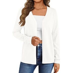 LILLUSORY Women's Cardigan Sweaters Lightweight Fall Oufits Clothes Fashion Trendy Long Sleeve Open Front Casual Jackets