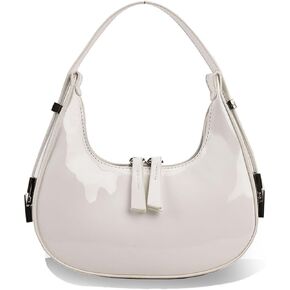 Lxyxinarhy Women's Crescent Shoulder Bag - Y2k Red Purse Retro 90S Top Handle Shoulder Underarm Handbags Clutch Purse
