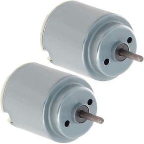 1.5-6V 5000-20000RPM DC Micro Motor 260 Mini Motor Electric Motor Round Shaft for RC Boat Airplane Toys Model DIY Hobby - (2 PCS)