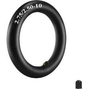 2.50/2.75-18" Inner Tube Straight Valve TR4 Schrader Tire Repair Tools for 80/90-18 80/100-18 90/90-18 Motorcycle Street Dirt Bike Tires, 1Pcs