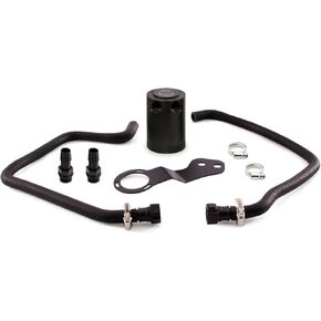 Mishimoto MMBCC-CAM8-16PBE Baffled Oil Catch Can Kit, PCV Compatible with Chevrolet Camaro SS, 2016-2018, Black