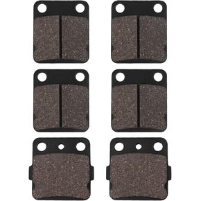 Warrior 350 Front&Rear Brake Pads for Yamaha Banshee 350 Raptor 350 2006 1990-2006 Blaster 200 2003-2006 Wolverine 350 1995-2004 2005 Warrior 350 1989-2004 Raptor 125