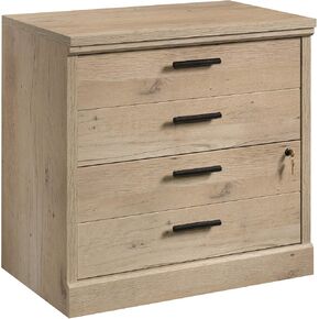 Sauder Aspen Post 2-Drawer Lateral File Cabinet, L: 31.26" x W: 19.45" x H: 29.72", Pebble Pine Finish