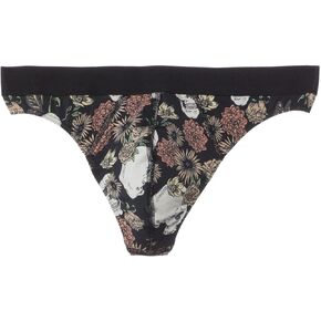 MeUndies Men's Pouch Front Thong Dead Flowers Small