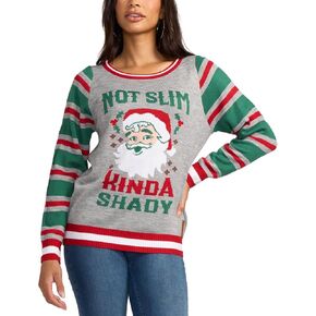 Tipsy Elves Women's Santa Unicorn Christmas Sweater XX-Large