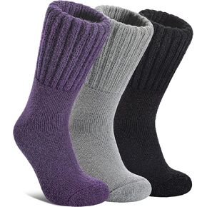 Boot Socks for Women Winter Warm Super Thick Thermal Cozy Knit Crew Socks