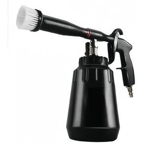 Tornado Cleaning Gun, High Pressure Turbo Car Cleaning Gun Clean and Air Dry Auto Surfaces with a Strong Gust of Air and Universal Interior (Black Color)