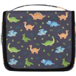 Cute Cat Travel Toiletry Bag with Hanging Hook for Women and Girls, DeepSkyBlue Cosmetic Makeup Case Organizer for Accessories, Shampoo, Full Sized Container, Toiletries in Kuwait