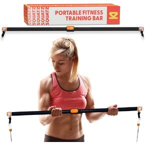 SQUATZ Resistance Bar For Apollo Board - Adjustable and Detachable Resistance Rod for Full Body Workout, Easy to Use and Disassemble, Heavy Duty, Use with Apollo Fitness Board