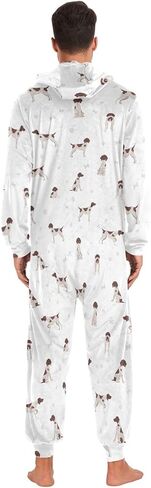 Ollabaky Adult Onesie Pajamas for Men Women Costume One-Piece Sleepwear Jumpsuit in Kuwait