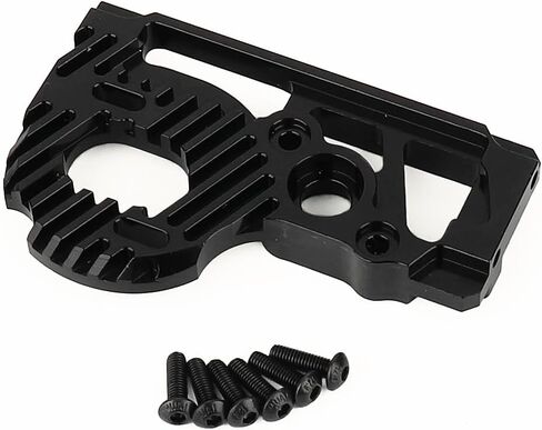 Metal Aluminum Alloy Motor Mount for 1/10 RC Crawler Axial SCX10 PRO AXI232078 Upgrade Parts(Red) (Silver) in Saudi Arabia
