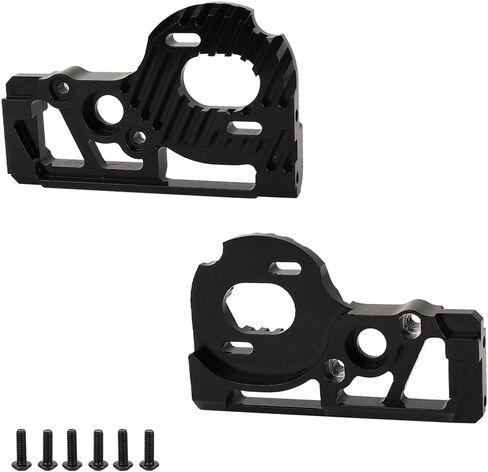 Metal Aluminum Alloy Motor Mount for 1/10 RC Crawler Axial SCX10 PRO AXI232078 Upgrade Parts(Red) (Silver) in Saudi Arabia