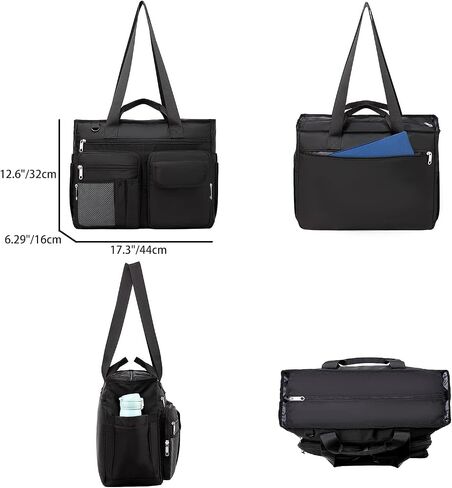 Teacher Tote Bag, Women Bag, Nurse bag, Utility Bag with Bottom Pad with separated Laptop storage layer. in Saudi Arabia