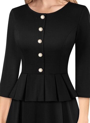 فستان VFSHOW للسيدات 2024 للعمل المكتبي والكنيسة بيبلوم أنيق بقصة ضيقة بطول الركبة وخط مناسب ومتوهج in Kuwait