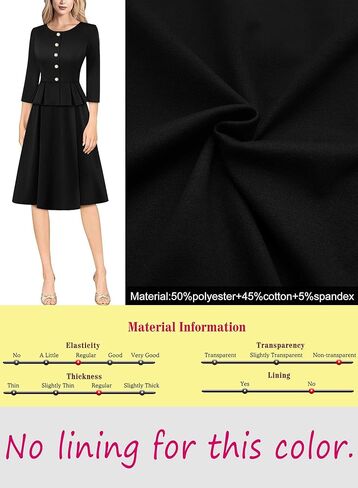فستان VFSHOW للسيدات 2024 للعمل المكتبي والكنيسة بيبلوم أنيق بقصة ضيقة بطول الركبة وخط مناسب ومتوهج in Kuwait
