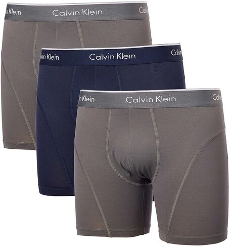 Calvin Klein Men's 3-Pack Microfiber Mesh Boxer Briefs in Saudi Arabia