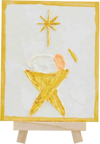 لوحة ذهبية من Mud Pie Easel، للأطفال، مقاس 5 × 4 بوصة in Saudi Arabia