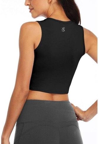 Shed Women's Yoga Crop Tops: Stylish & Supportive Fitness Shirts for Dance, Gym, Yoga. Tank Shirts for Active Women in Saudi Arabia