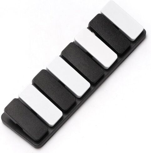 VANANA Metal Haptic Fidget Slider ADHD Clicker Adult Fidget Blocks Relieve Anxiety Stress (Style#1 - Silver) in Saudi Arabia