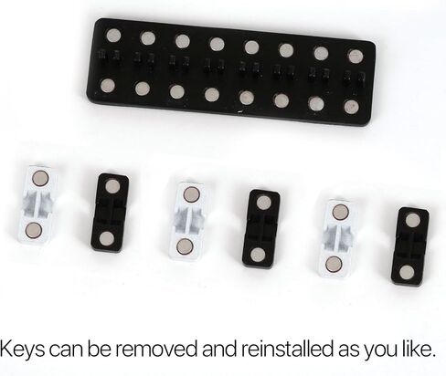 VANANA Metal Haptic Fidget Slider ADHD Clicker Adult Fidget Blocks Relieve Anxiety Stress (Style#1 - Silver) in Saudi Arabia