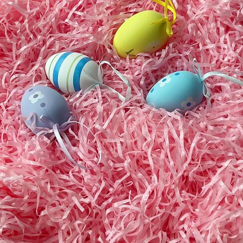 JINZOFLY Plastic Shred Filler for Gift Wrapping Basket Filling, Gift Box Filler for Easter, Birthday, Christmas, Thanksgiving, Wedding, Mother's Day(Purple) in Kuwait