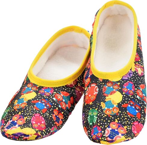Snoozies Women's Slipper Socks | Cozy House Shoes | Comfy Slip Ons | Fun Slippers | Skinnies Lightweight in Saudi Arabia