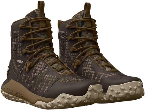 Under Armour Men's UA HOVR Dawn Waterproof 2.0 Boots - 3025573-901 - Maverick Brown/Bayou - 12 in Saudi Arabia