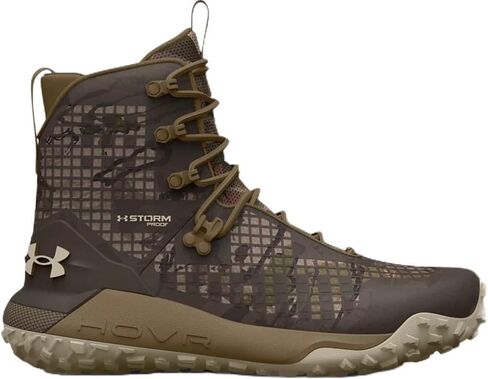 Under Armour Men's UA HOVR Dawn Waterproof 2.0 Boots - 3025573-901 - Maverick Brown/Bayou - 12 in Saudi Arabia