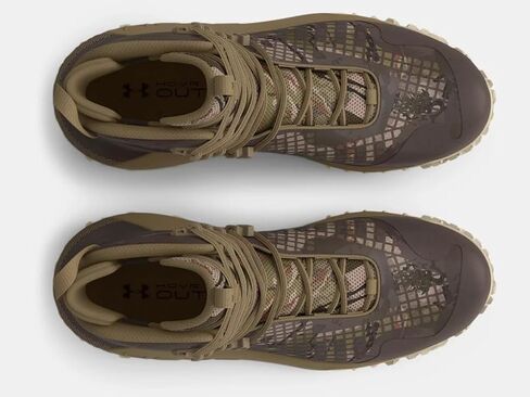 Under Armour Men's UA HOVR Dawn Waterproof 2.0 Boots - 3025573-901 - Maverick Brown/Bayou - 12 in Saudi Arabia