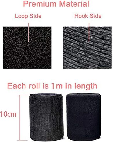 Hook and Loop Strip Tape,Strong,Sew-On Hook Loop Fastener Tape Tape Nylon Strips Fabric Assembly & Junction Applications for Home and Office Army Green in Kuwait