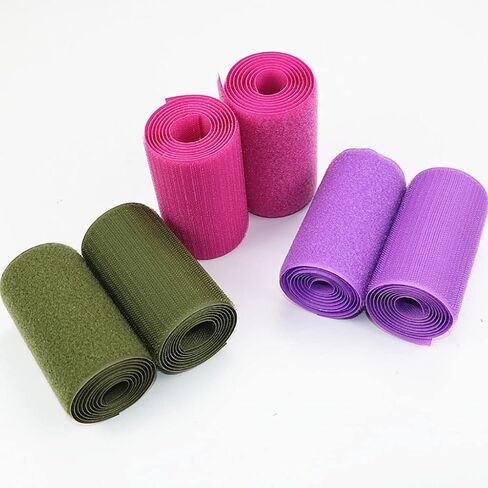 Hook and Loop Strip Tape,Strong,Sew-On Hook Loop Fastener Tape Tape Nylon Strips Fabric Assembly & Junction Applications for Home and Office Army Green in Kuwait