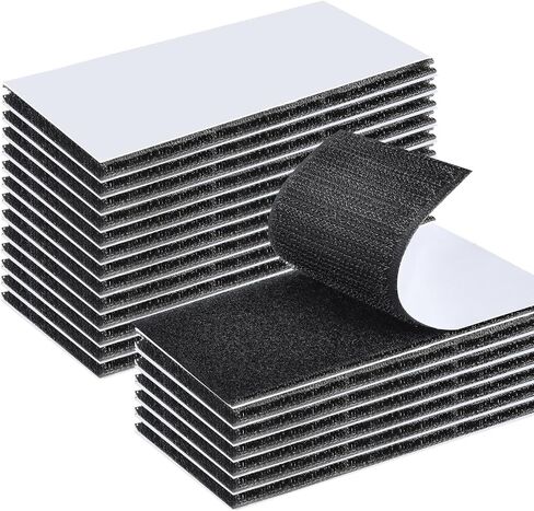 20 Sets, 2x4 inch, Hook and Loop Strips with Adhesive, Picture Hanging Strips, Hanging Strips Heavy Duty, White, MST001 in Saudi Arabia