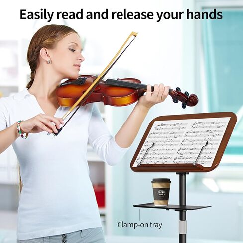 Adjustable Book Stand - Ergonomic Design for Music Scores Recipe Tablet Laptop Comfortable Reading - Secure Stability in Saudi Arabia
