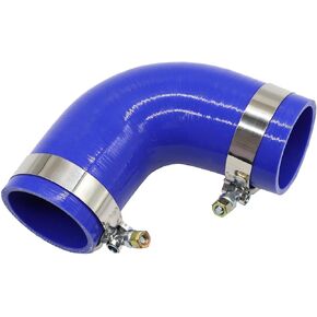 F04-6006 خرطوم الكوع 90 درجة من مطاط السيليكون مع مشابك متوافقة مع شاحنات Paccar/Kenworth/Peterbilt الثقيلة F046006 in Kuwait