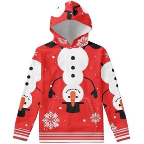 Cumagical Kids Fashion Sweatshirt with Pocket Boys Girls Christmas Hoodie Pullover Long Sleeve in Kuwait
