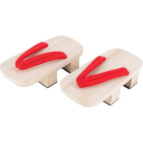 Men's Japanese Double Toothed Wooden Clogs Versatile Summer White woodwooden Slippers COS Elevated Thick Sole Shoes Clogs