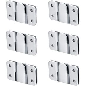 Flush Mount Bracket, Interlocking Photo Frame Hook 56 x 36mm Heavy Duty Picture Hangers, Interlock Bracket Furniture Connector, Sectional Couch Connectors, Headboard Wall Mount Hardware (6 Pairs))