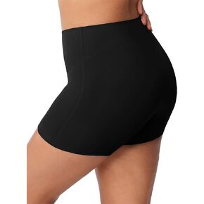 HSIA Women's Shapewear Tummy Control, Shapewear Shorts Plus Size High Waisted Underwear Seamless Control Panties Under Dress