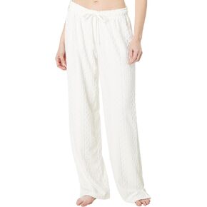 PJ Salvage womens Loungewear Verry Terry Cable Crew Pant