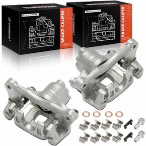 A-Premium Disc Brake Caliper Assembly with Bracket Compatible with Toyota Camry 2000-2001 3.0L, Solara 2000-2003 - Rear Driver and Passenger Side
