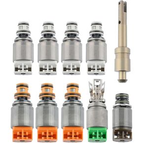 10pcs Transmission Solenoid Valve Kit 1087298388 Compatible with 8HP45 8HP70 8HP90 Mechatronics 8speed After-Market Parts