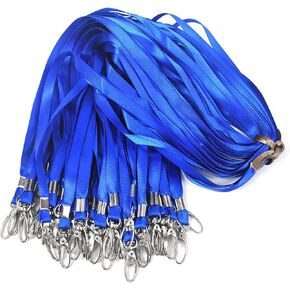 Lanyards 100Pcs Bulk Lanyard for Id Badges,Badge Lanyards Swivel Hooks Clips Great for Name Tags Badge