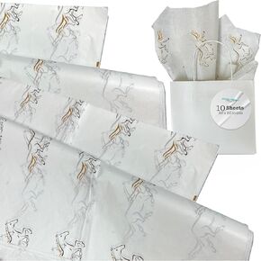 Ocean Tides Wrapping Tissue Paper for Gift Bags - 100 Sheets Colorful Tissue Paper for Crafts, Stuffing, & Packaging - Decorative Multicolored Gift Wrapping Sheets for All Occasions (14 x 20 inches)